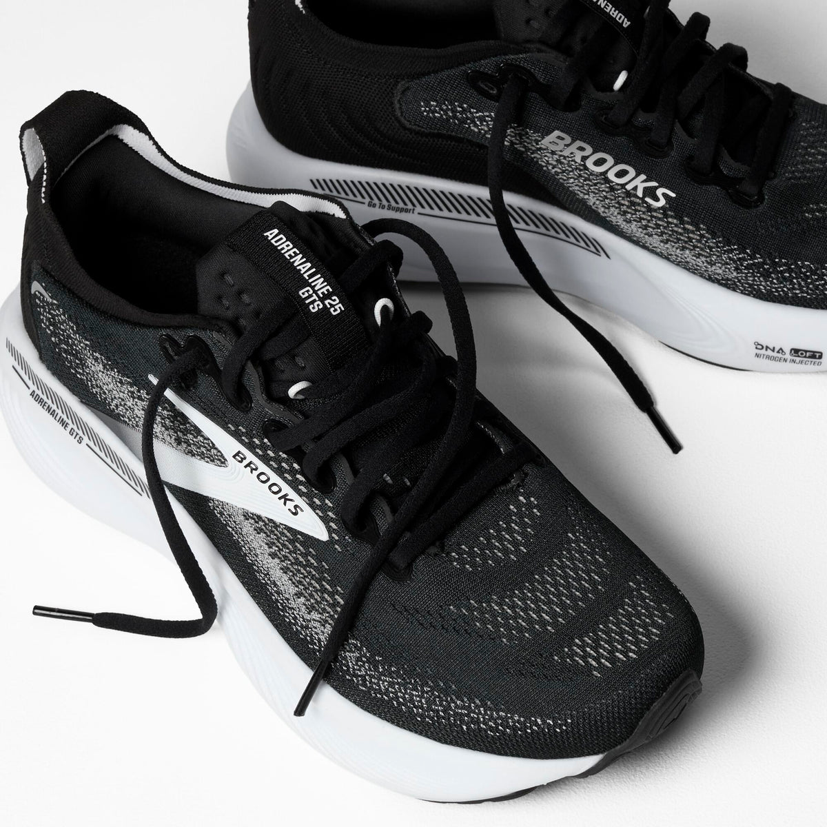 Brooks Men's Adrenaline GTS 25 Black/Grey/White