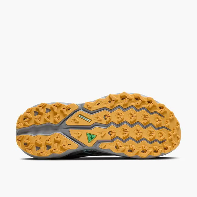 Men's - Brooks Cascadia 19 - Alloy/Ebony/Orange