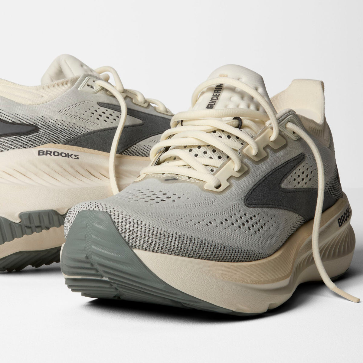 Brooks Men's Glycerin 23 Coconut/Bleached Sand/Grey