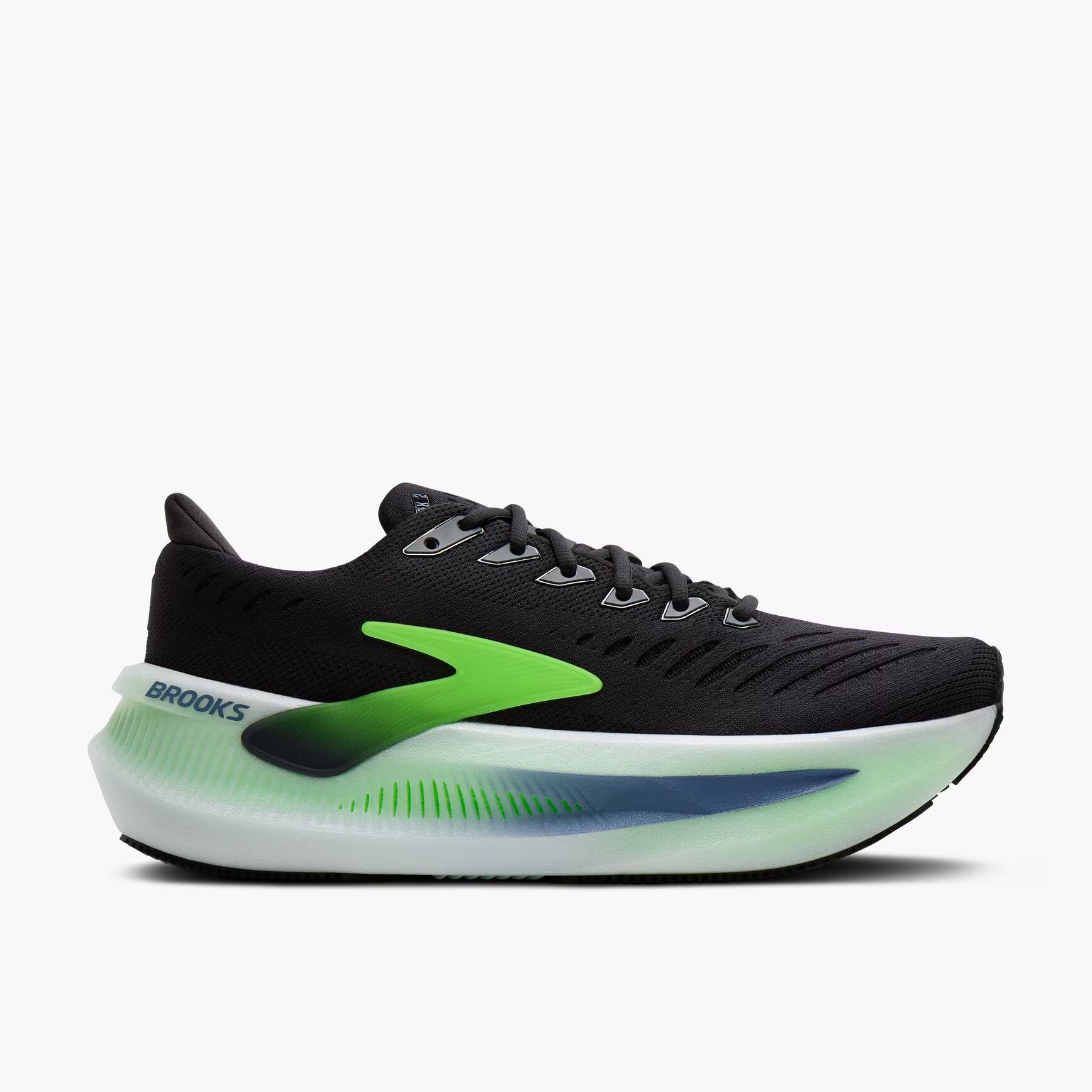 Men's Brooks Glycerin Max 2 - Phantom/White/Green Gecko