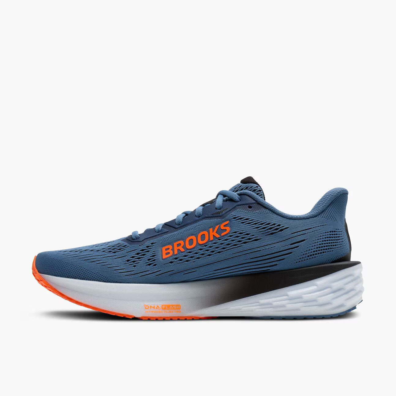 Men's - Brooks Launch 12 - Moonlight/Black/Orange