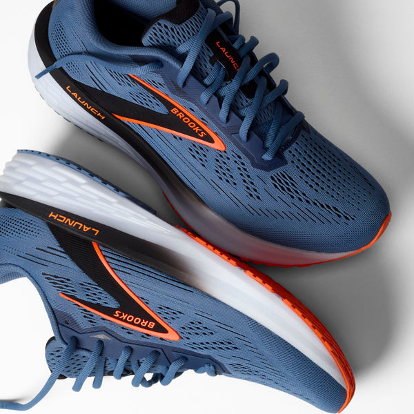 Brooks Men's Launch 12 Moonlight/Black/Orange