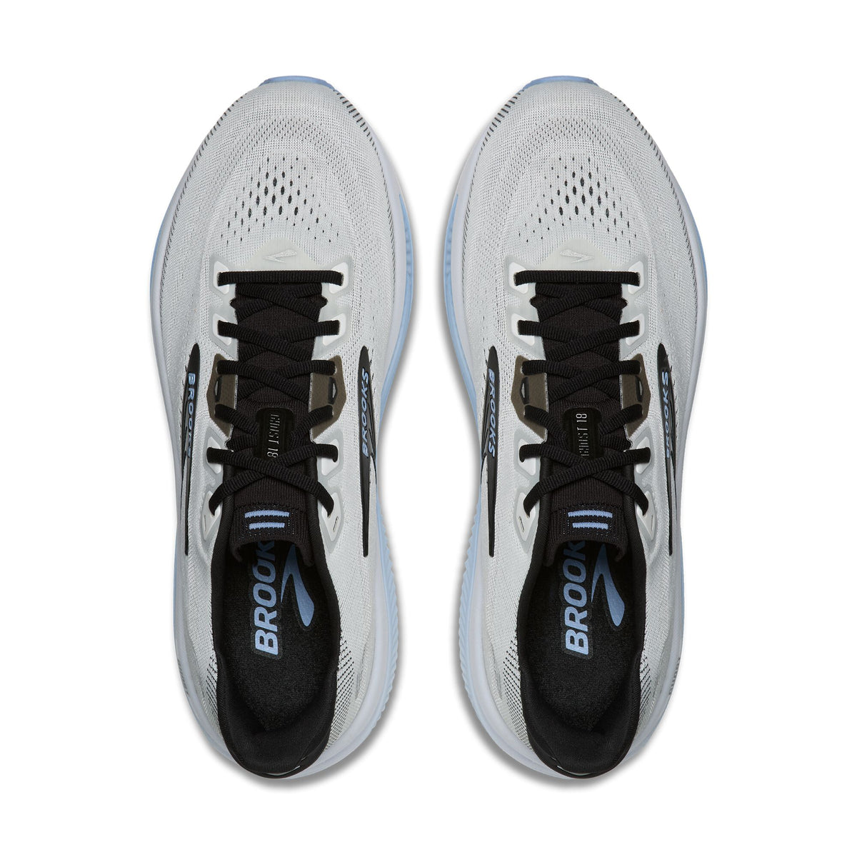 Brooks Men's Ghost 18 White/Black/Open Air