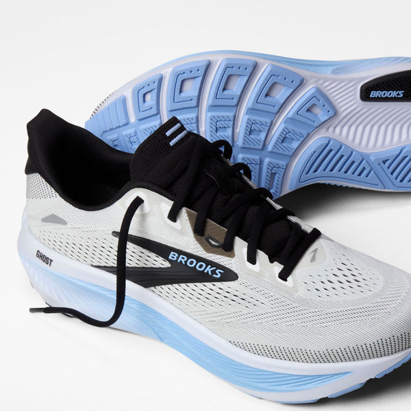 Brooks Men's Ghost 18 White/Black/Open Air