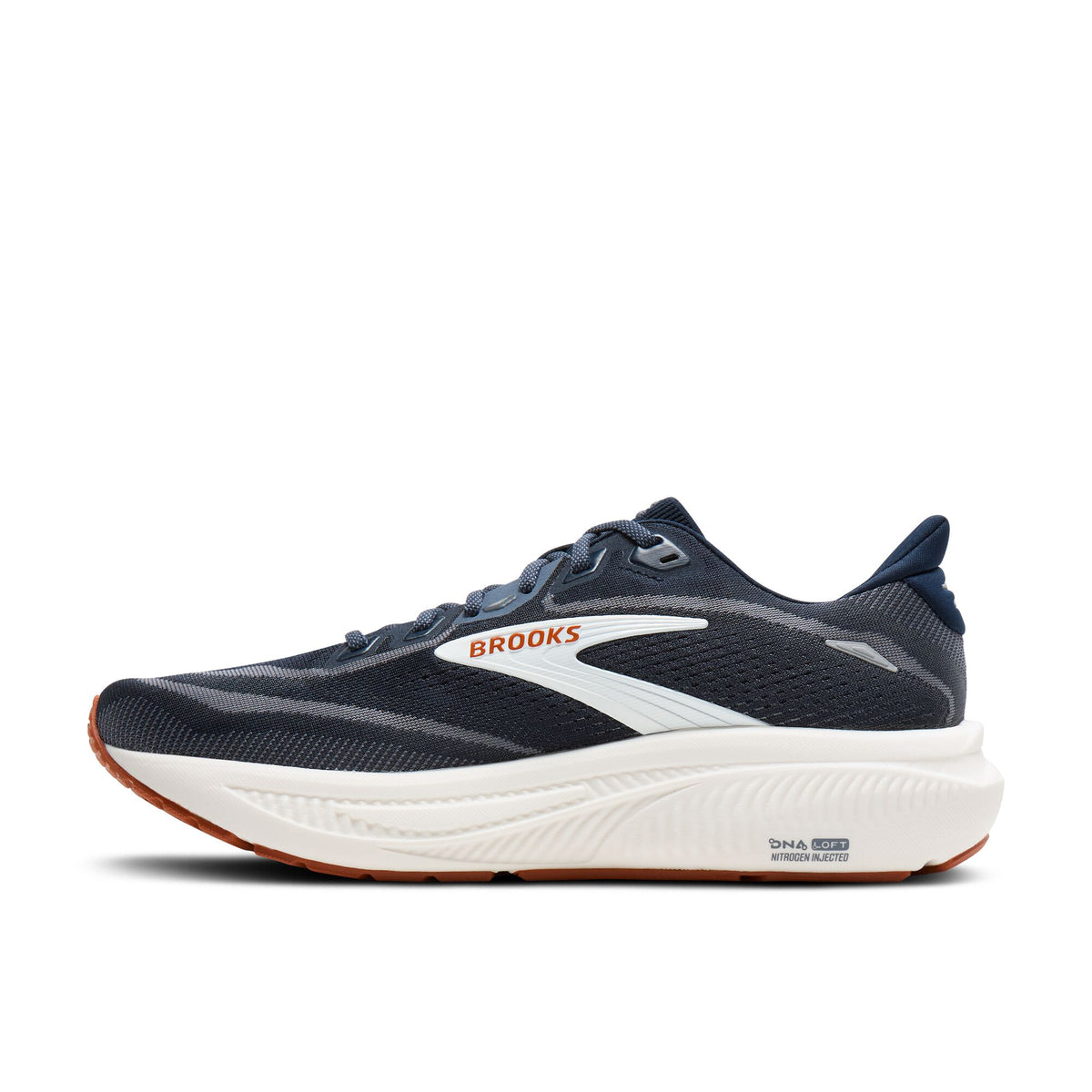 Brooks Men's Ghost 18 Navy Blazer/Red Earth/Blue