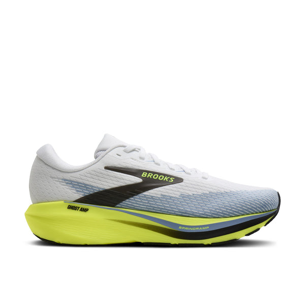 Brooks Men's Ghost Amp White/Blue/Nightlife