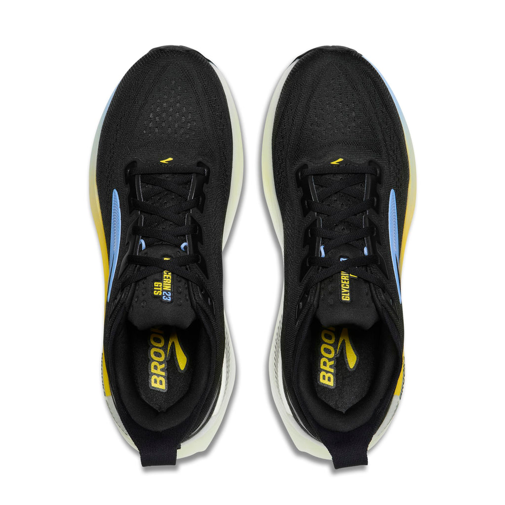 Brooks Men's Glycerin GTS 23 Black/Cyber Yellow/Nightlife