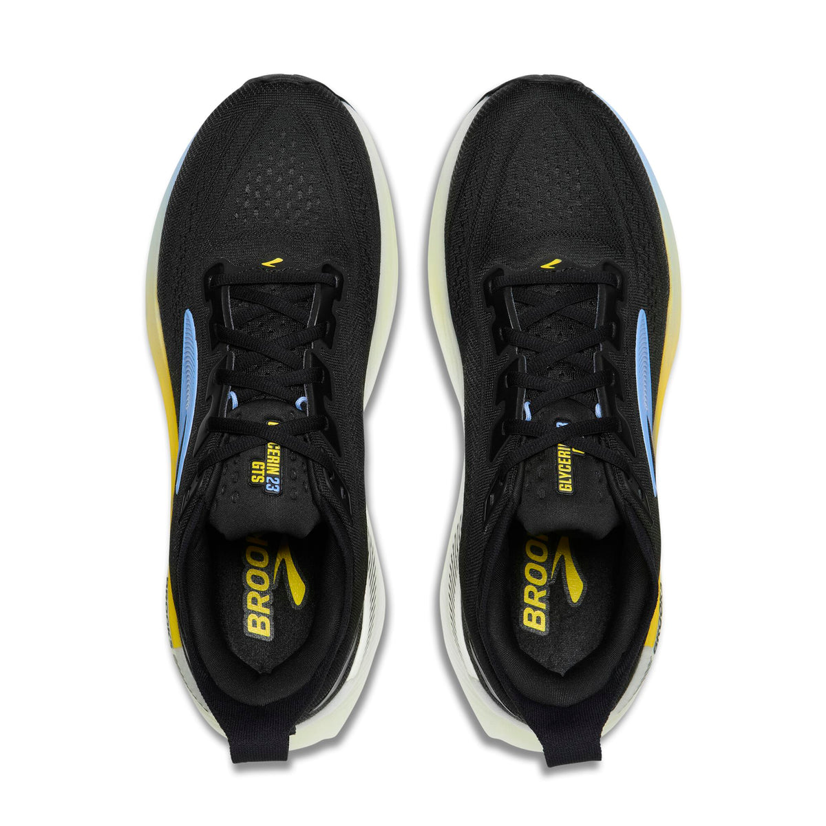 Brooks Men's Glycerin GTS 23 Black/Cyber Yellow/Nightlife