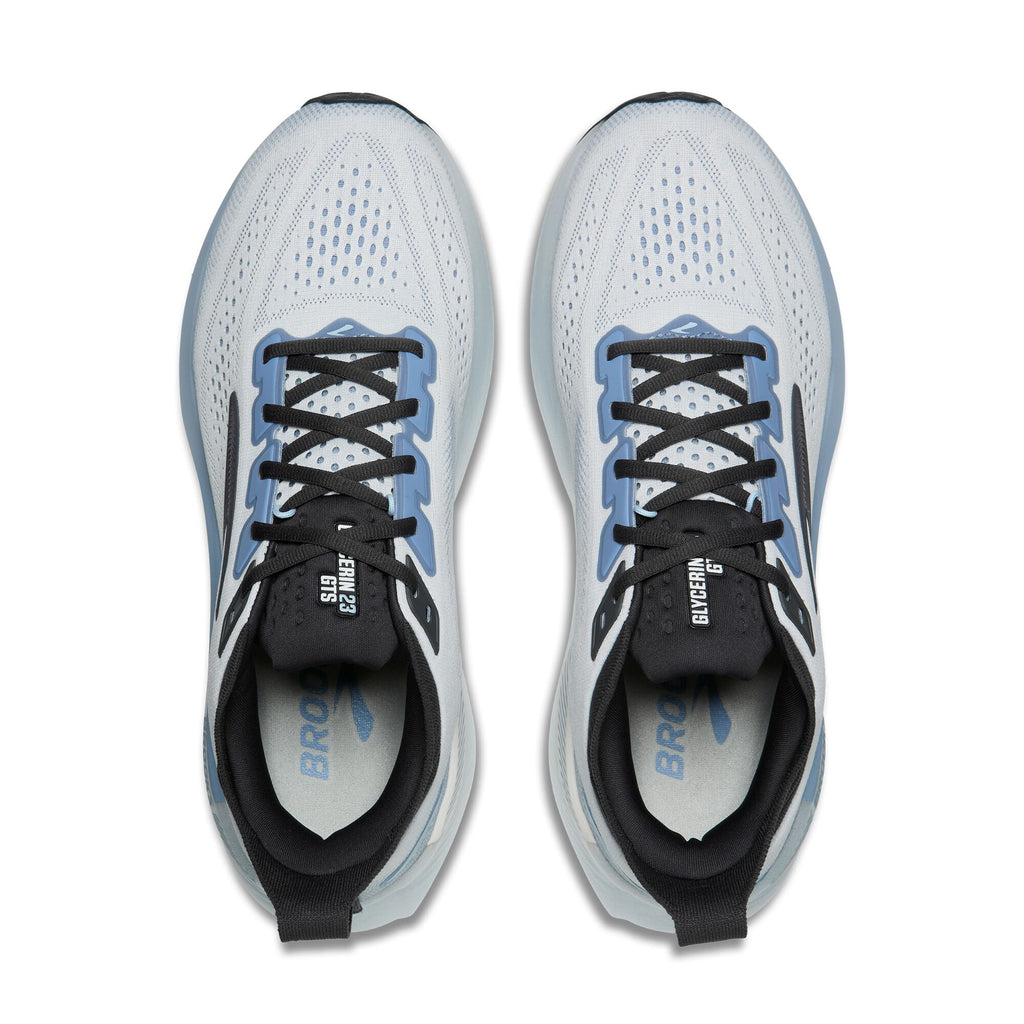 Brooks Men's Glycerin GTS 23 White/Rain/Baltic Sea