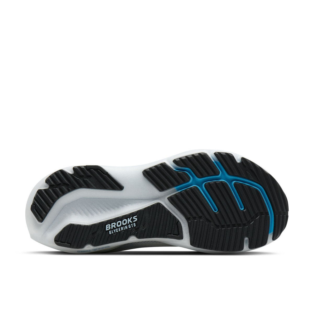 Brooks Men's Glycerin GTS 23 White/Rain/Baltic Sea