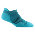 Darn Tough - Women's - Element Run No Show Sock Style #1112 - Cyan