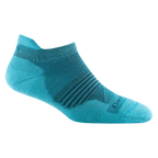 Darn Tough - Women's - Element Run No Show Sock Style #1112 - Cyan