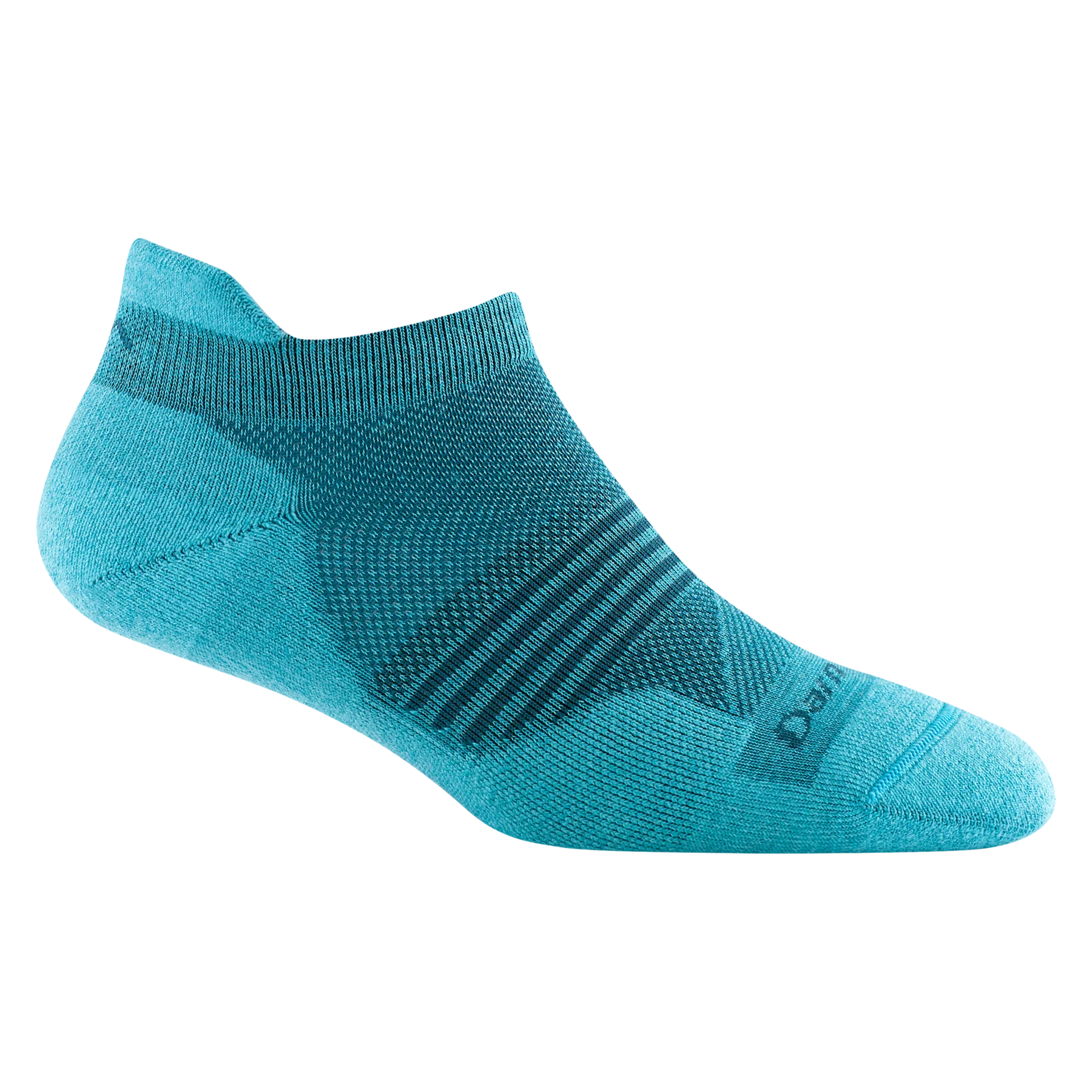 Darn Tough - Women's - Element Run No Show Sock Style #1112 - Cyan