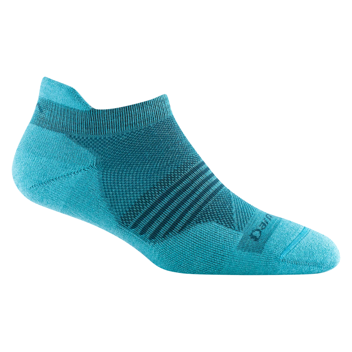 Darn Tough - Women's - Element Run No Show Sock Style #1112 - Cyan