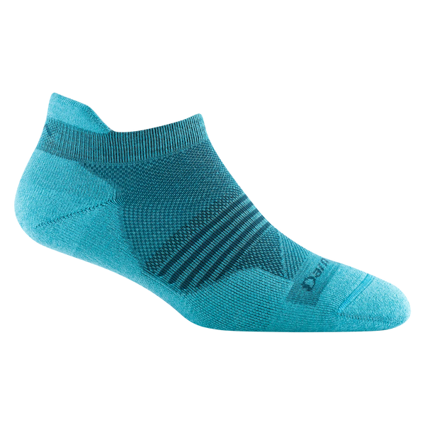 Darn Tough - Women's - Element Run No Show Sock Style #1112 - Cyan