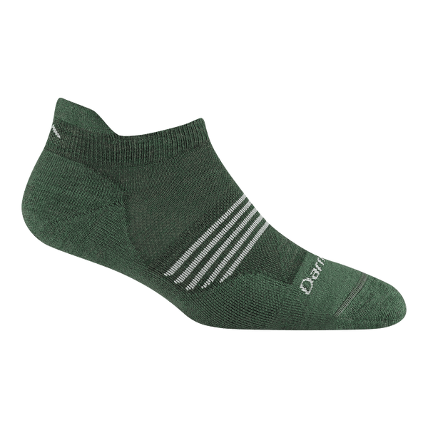 Darn Tough Women's Element No Show Tab Lightweight Running Sock Moss