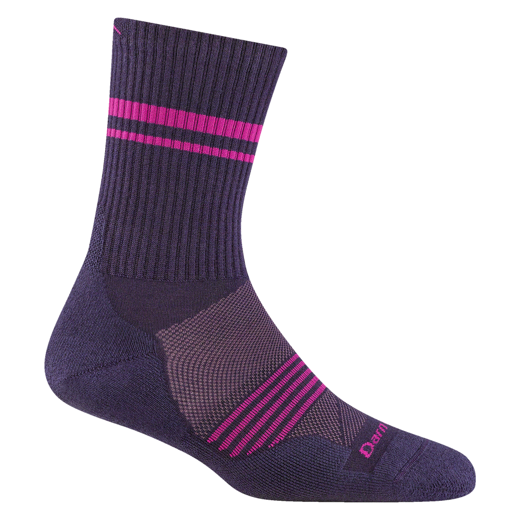 Darn Tough Women's Element Micro Crew Lightweight Running Sock Blackberry