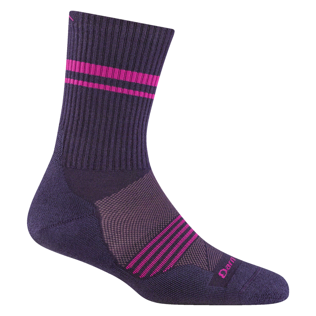 Darn Tough Women's Element Micro Crew Lightweight Running Sock Blackberry