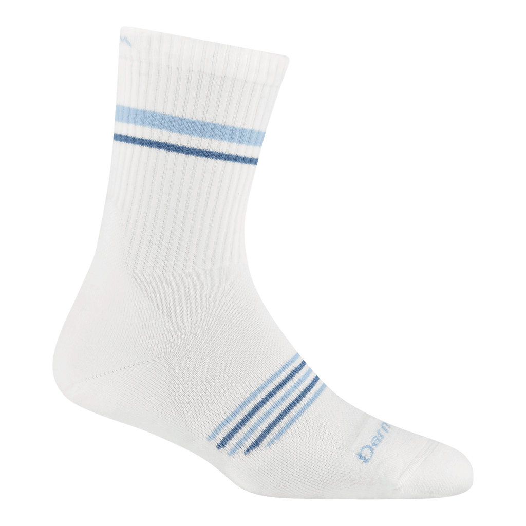 Darn Tough Women's Element Micro Crew Lightweight Running Sock Vapor White