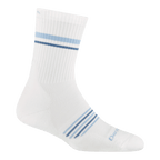 Darn Tough Women's Element Micro Crew Lightweight Running Sock Vapor White