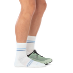 Darn Tough Women's Element Micro Crew Lightweight Running Sock Vapor White