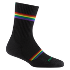 Darn Tough Women's Prism Micro Crew Lightweight Running Sock Black