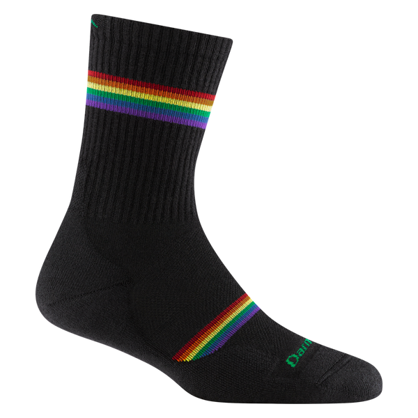 Darn Tough Women's Prism Micro Crew Lightweight Running Sock Black
