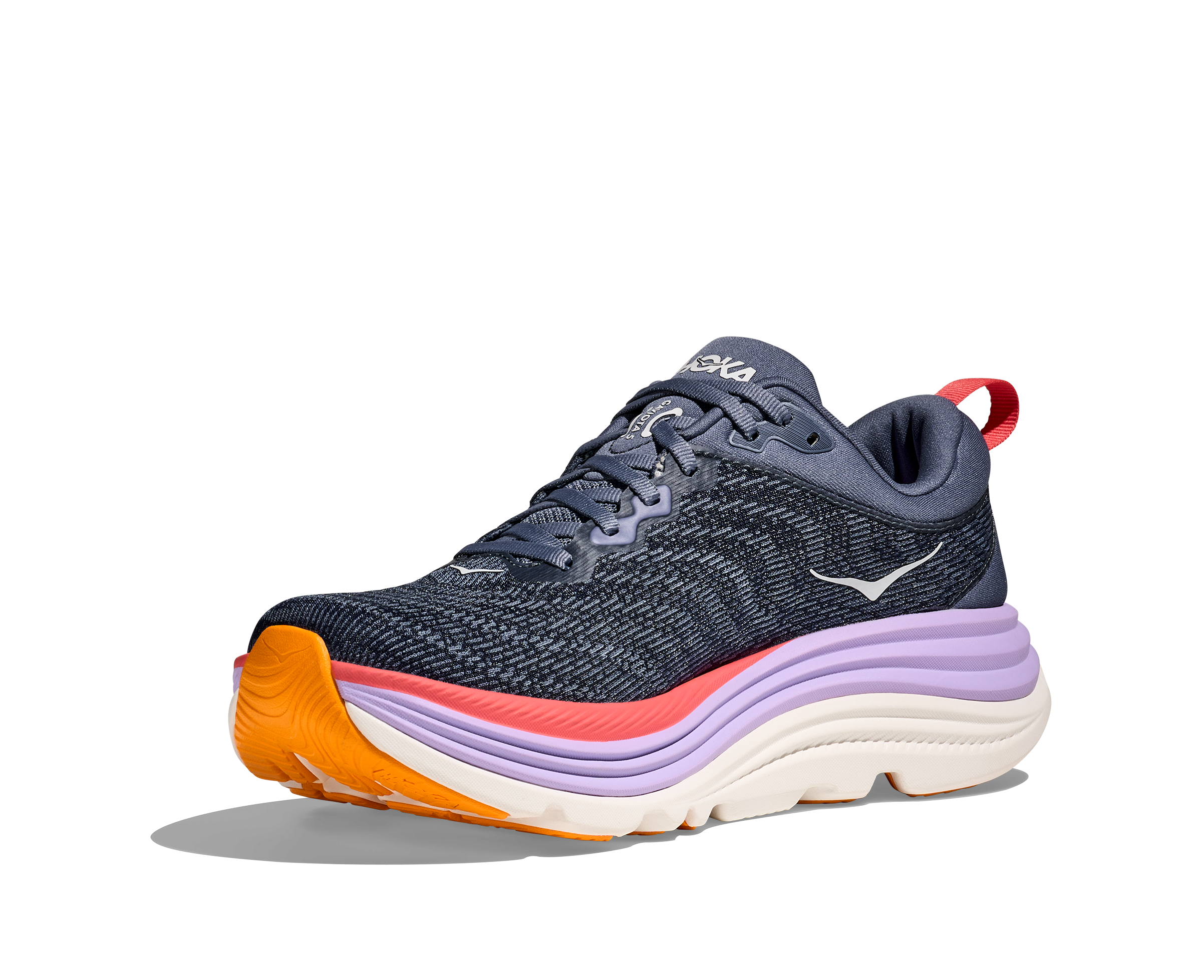 Women's - HOKA Gaviota 5 - Anchor/Grapefruit