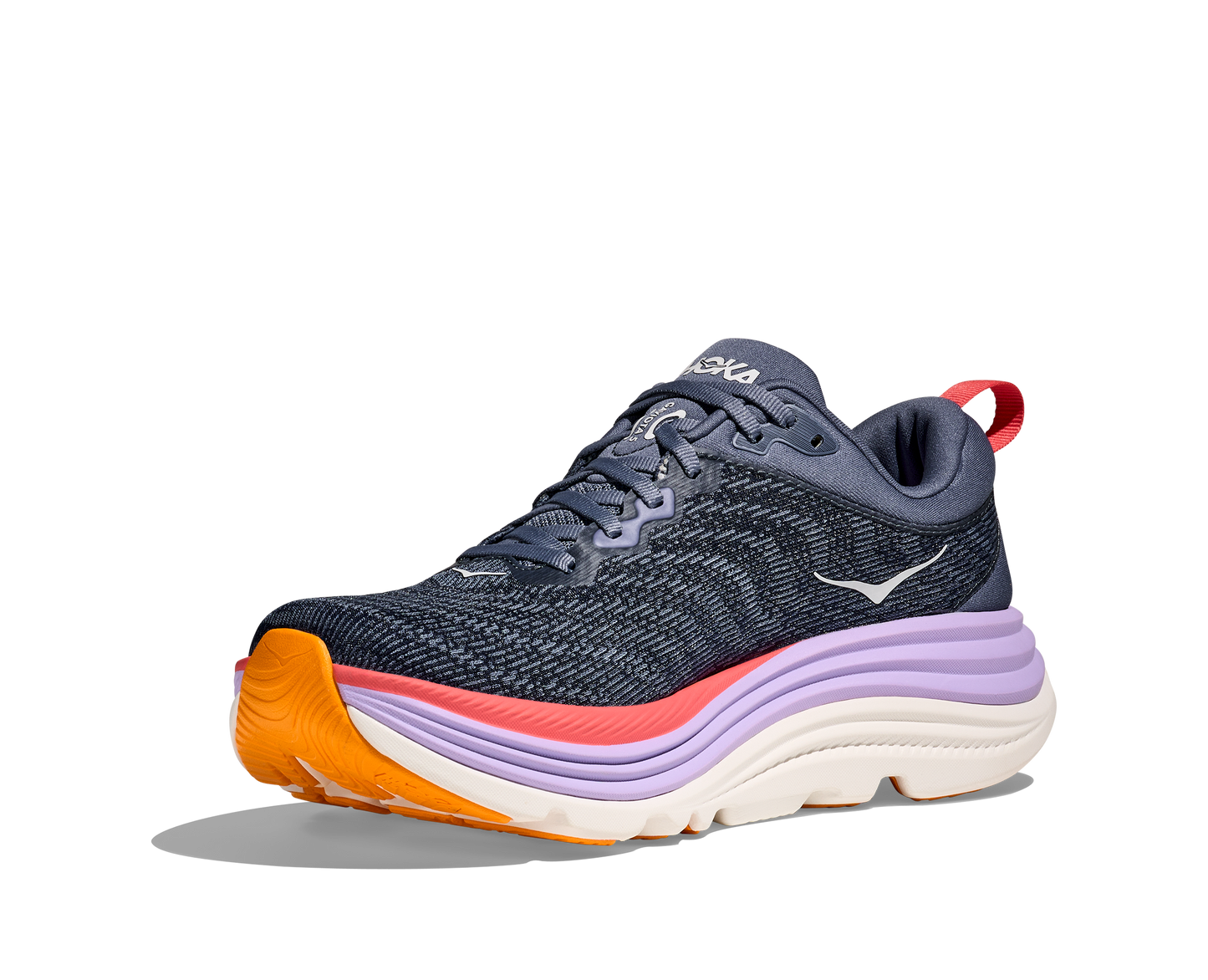 Women's - HOKA Gaviota 5 - Anchor/Grapefruit