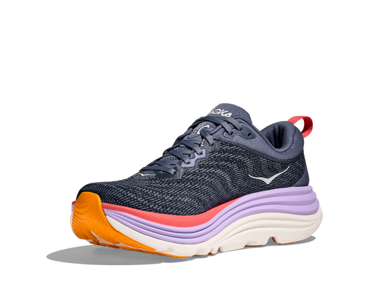 Women's - HOKA Gaviota 5 - Anchor/Grapefruit