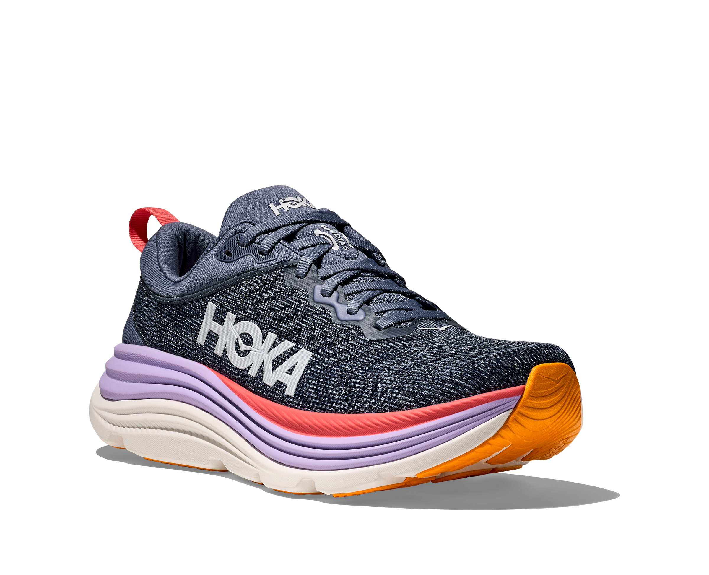 Women's - HOKA Gaviota 5 - Anchor/Grapefruit