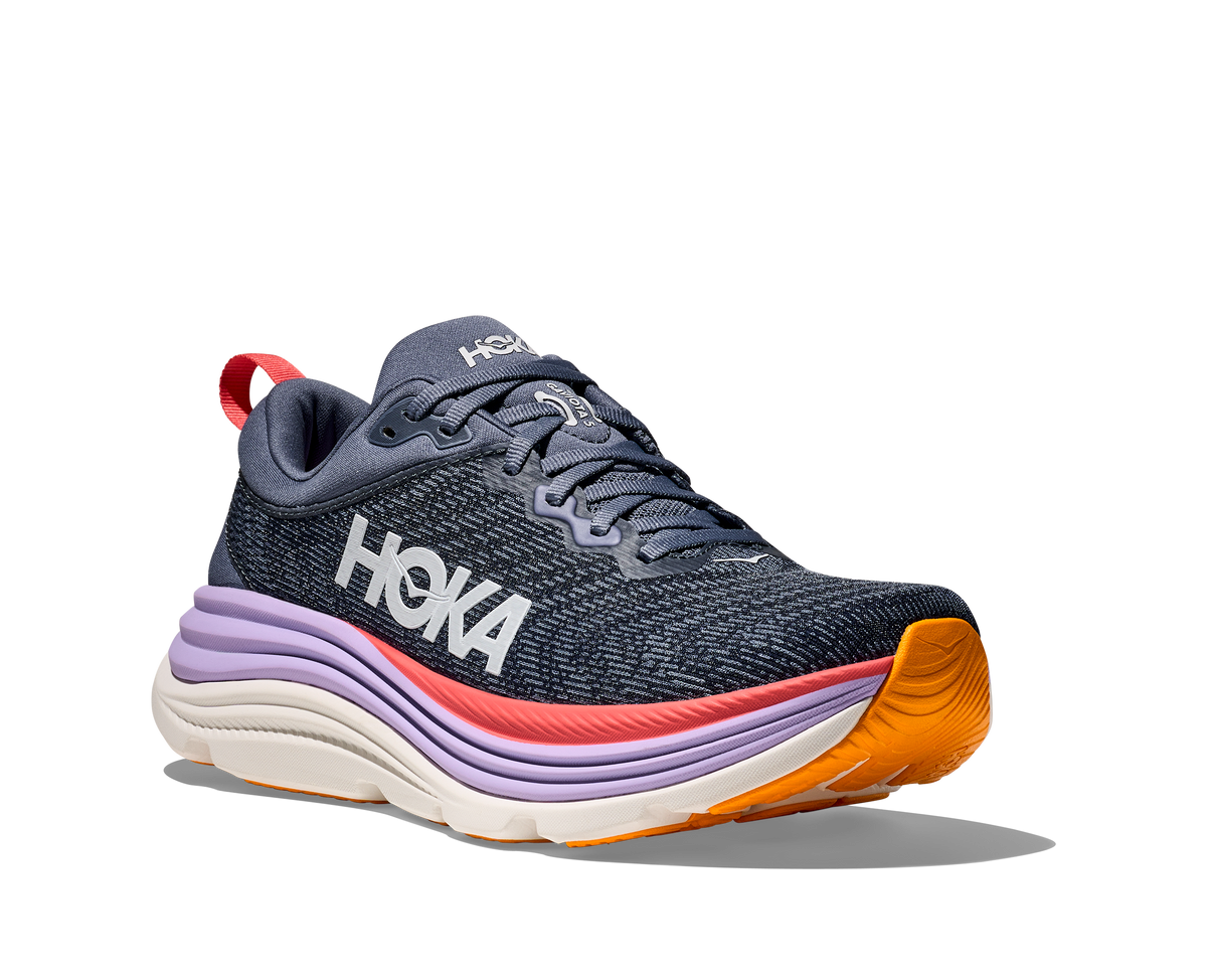 Women's - HOKA Gaviota 5 - Anchor/Grapefruit