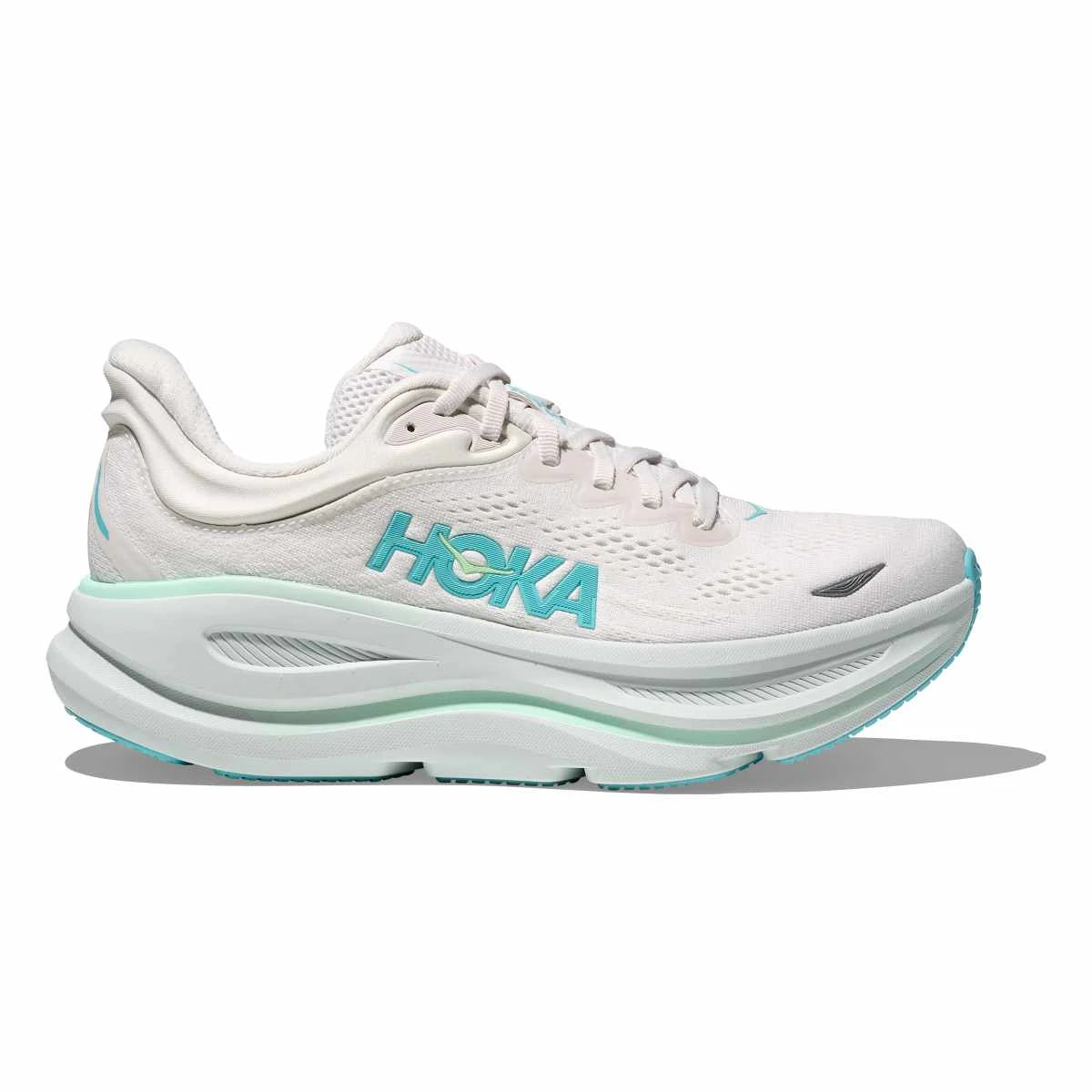 Women's - HOKA Bondi 9 - Frost/Cielo Blue