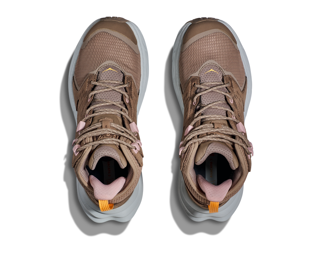 HOKA Women's Anacapa 2 Mid GTX Dune/Ice Flow