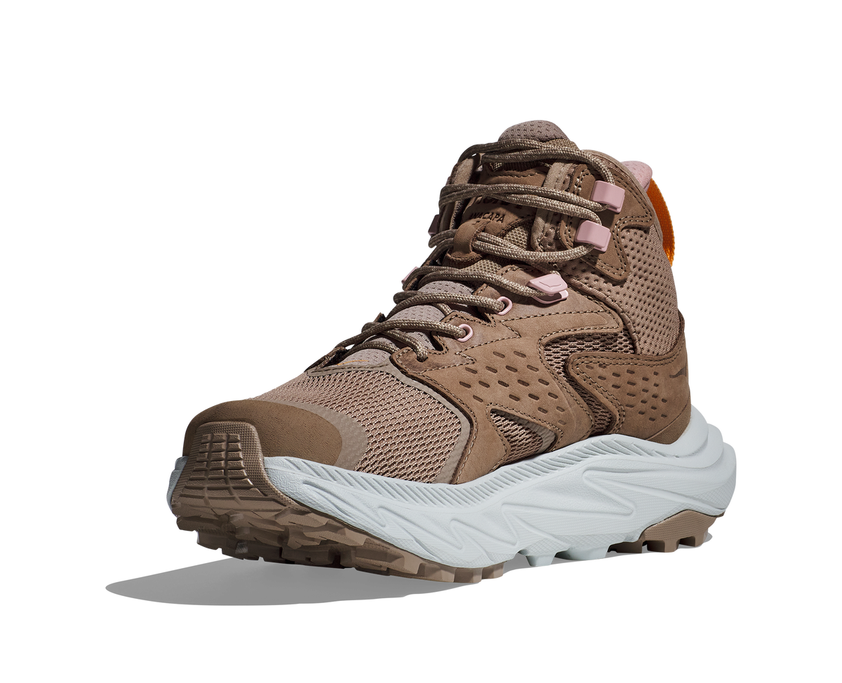 HOKA Women's Anacapa 2 Mid GTX Dune/Ice Flow