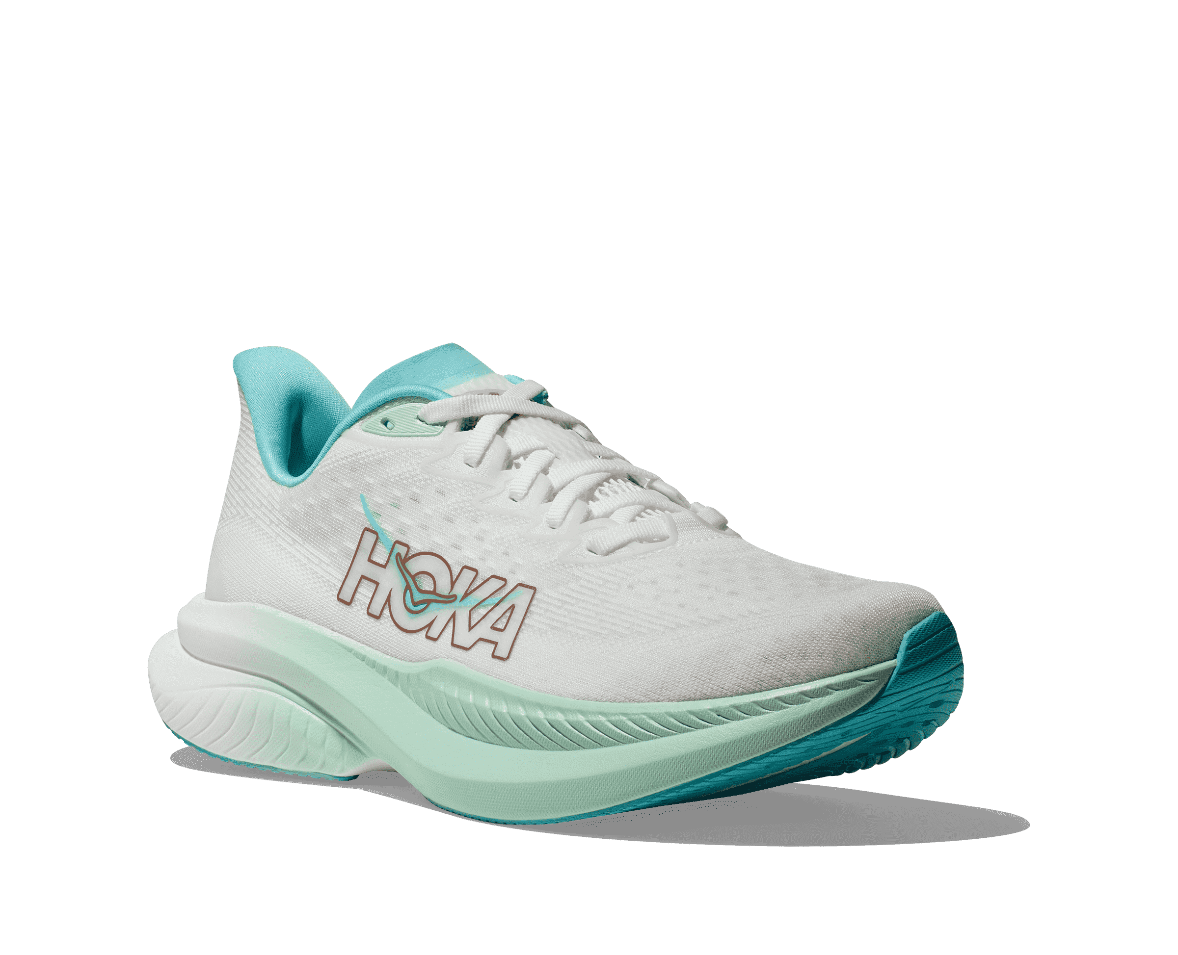 Women's - HOKA Mach 6 - Frost / Rose Gold