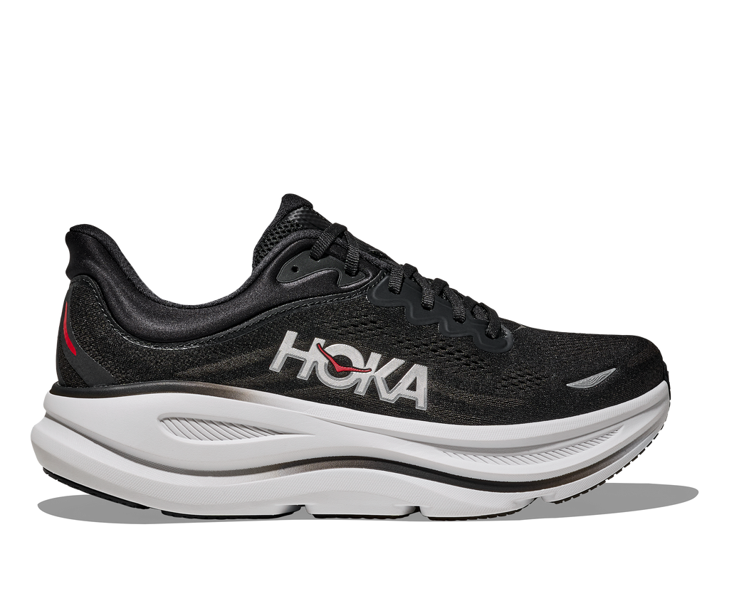 HOKA Men's Bondi 9 Black/Vermillion