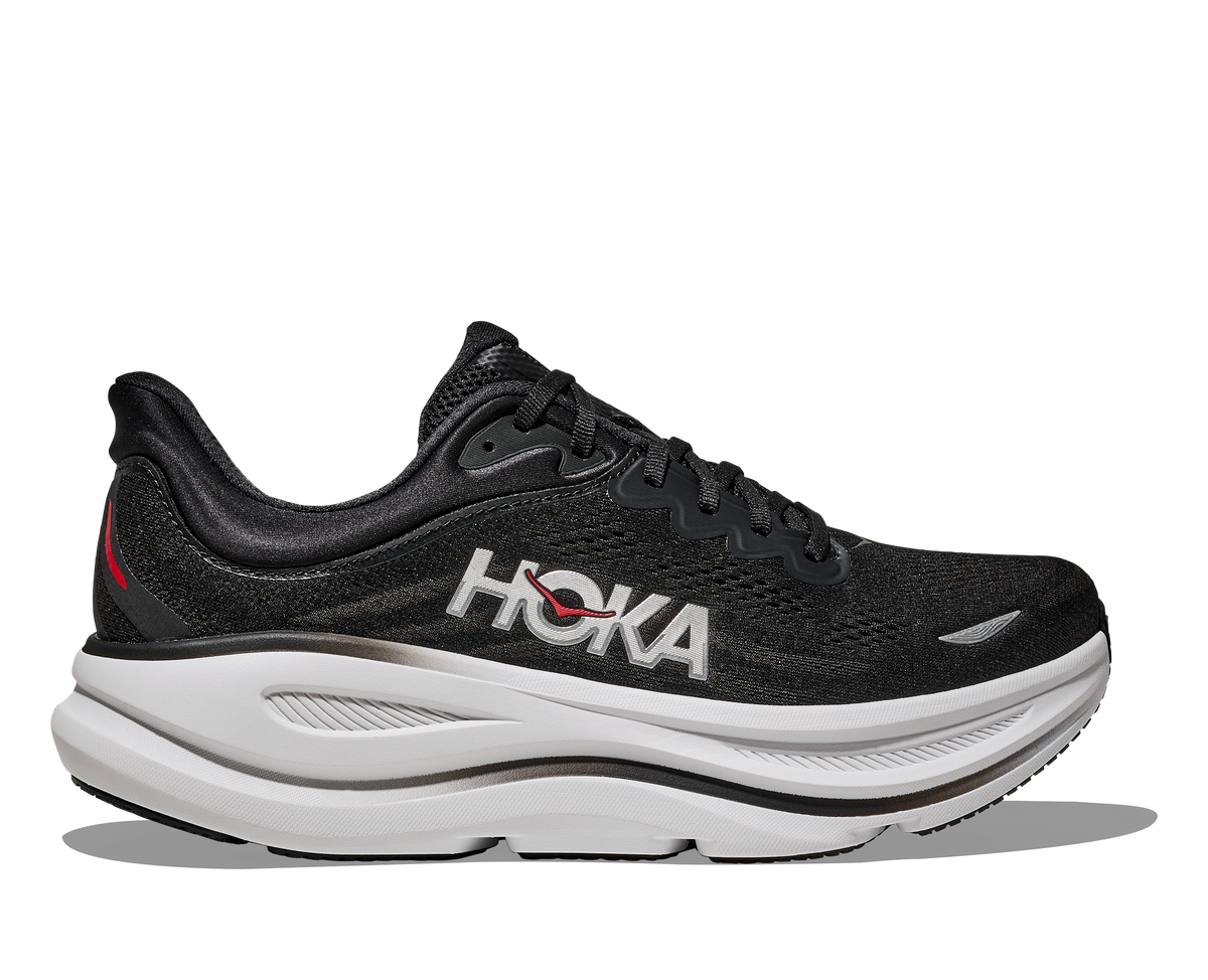 HOKA Men's Bondi 9 Black/Vermillion