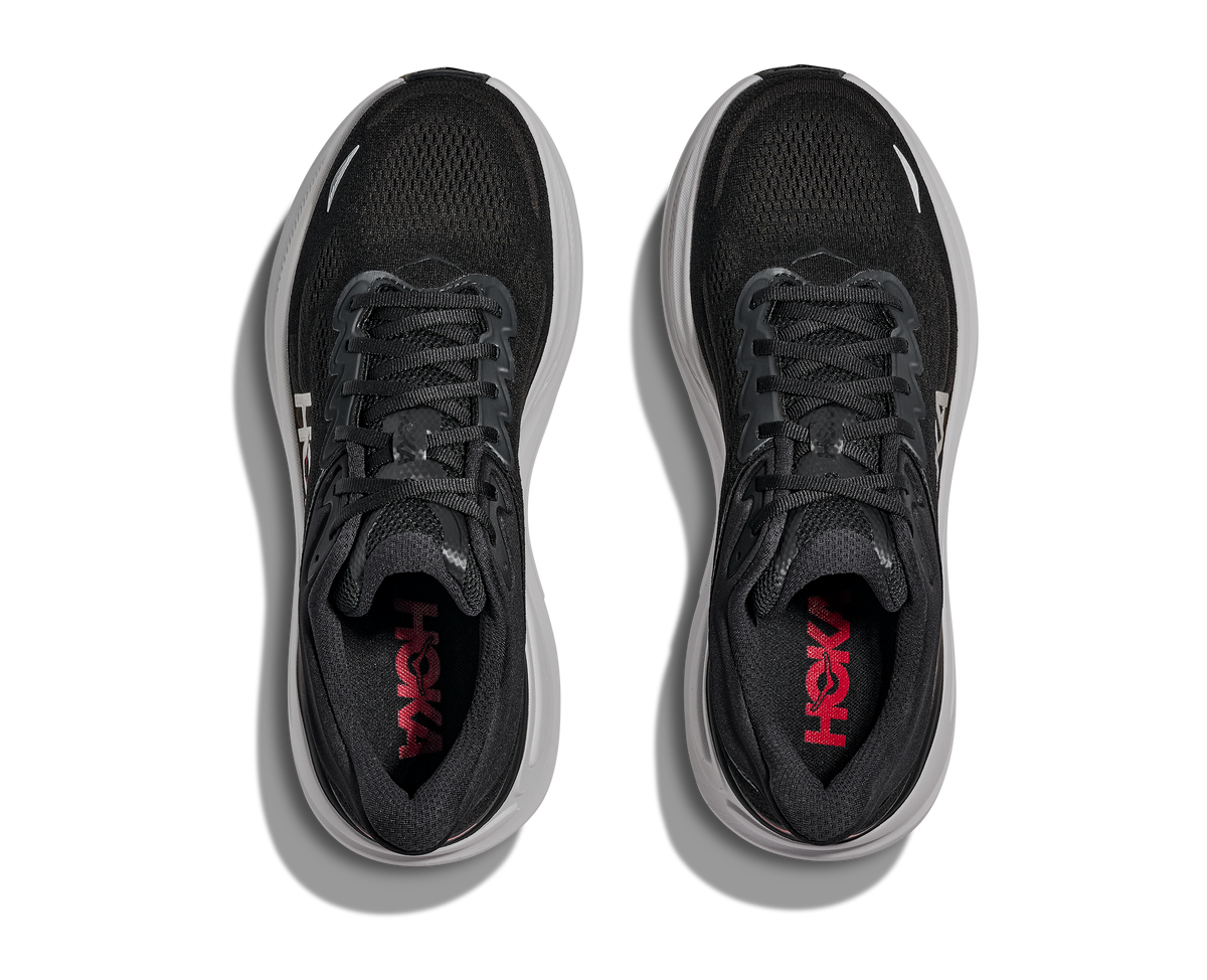 HOKA Men's Bondi 9 Black/Vermillion