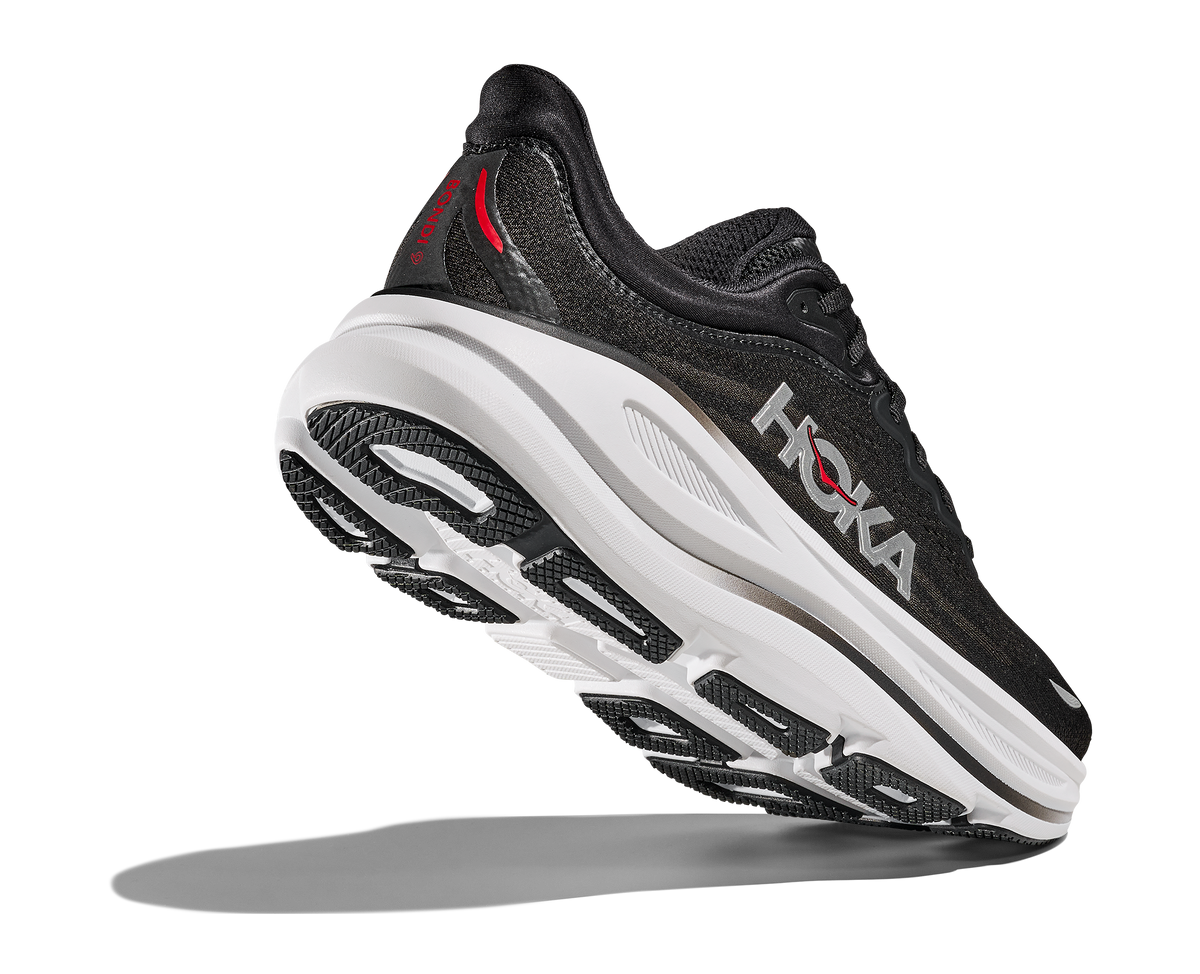 HOKA Men's Bondi 9 Black/Vermillion
