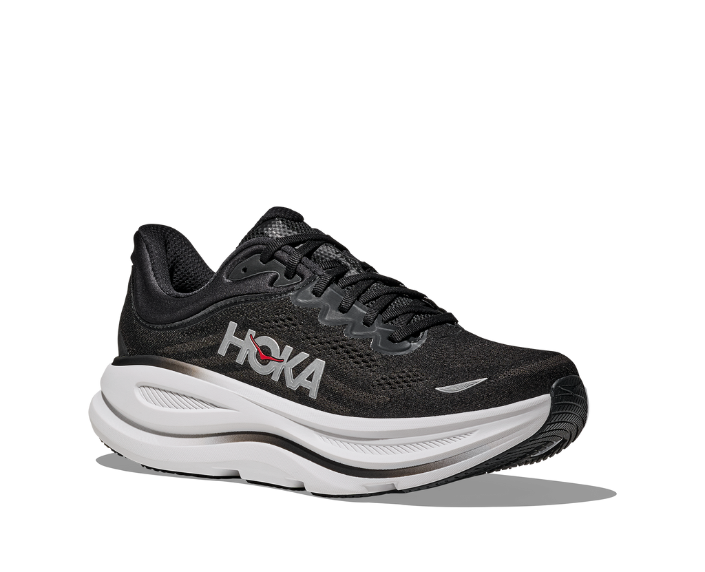 HOKA Men's Bondi 9 Black/Vermillion