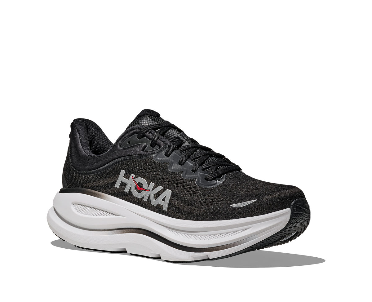 HOKA Men's Bondi 9 Black/Vermillion