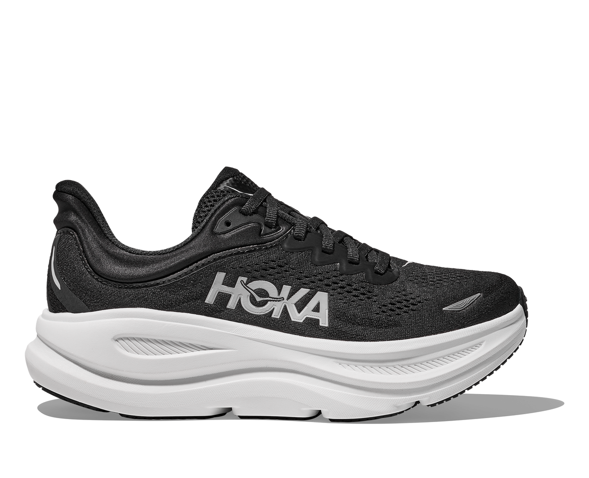 HOKA Men's Bondi 9 Black/White