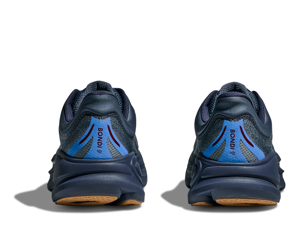 HOKA Men's Bondi 9 Wide Faded Navy/Slate Blue