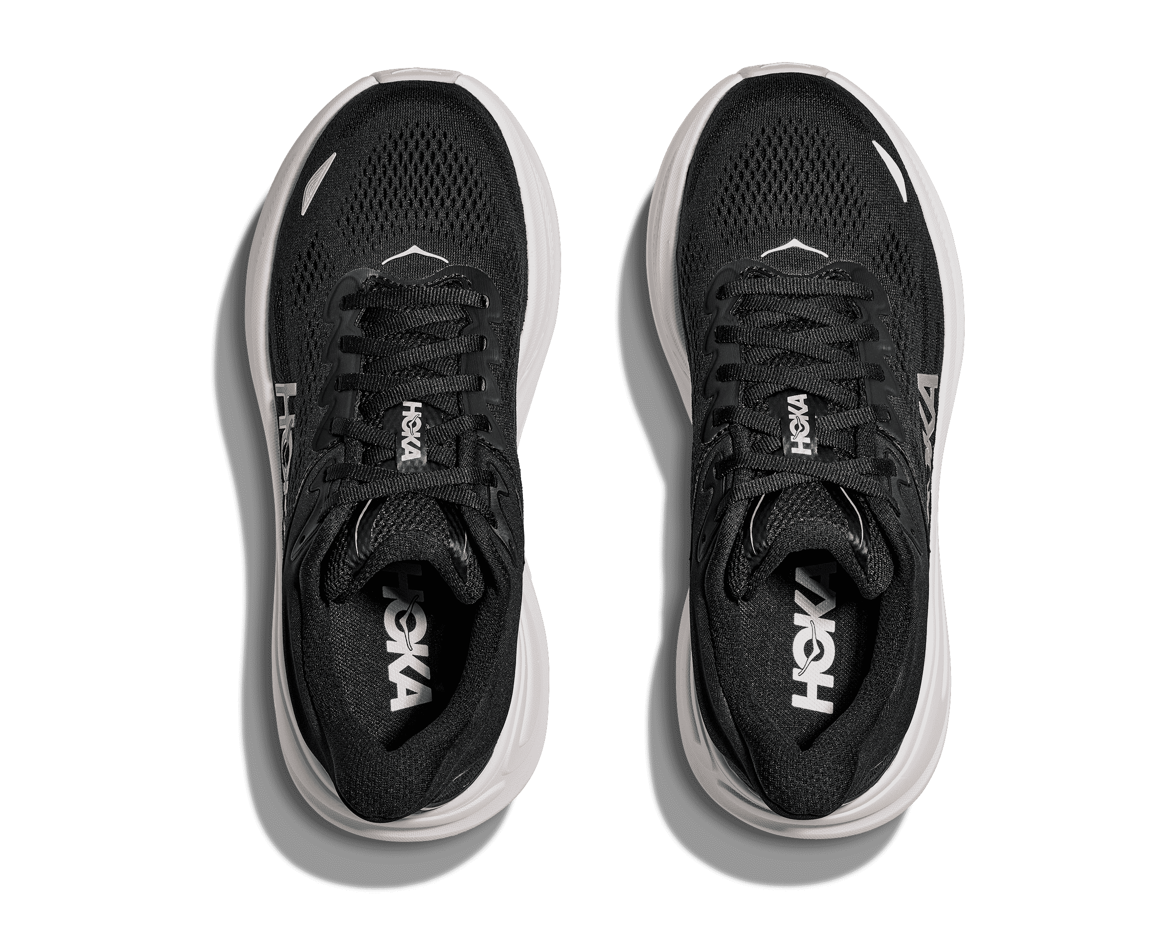 Women's - HOKA Bondi 9 - Black/Rose Gold