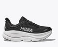 Women's - HOKA Bondi 9 - Black/White
