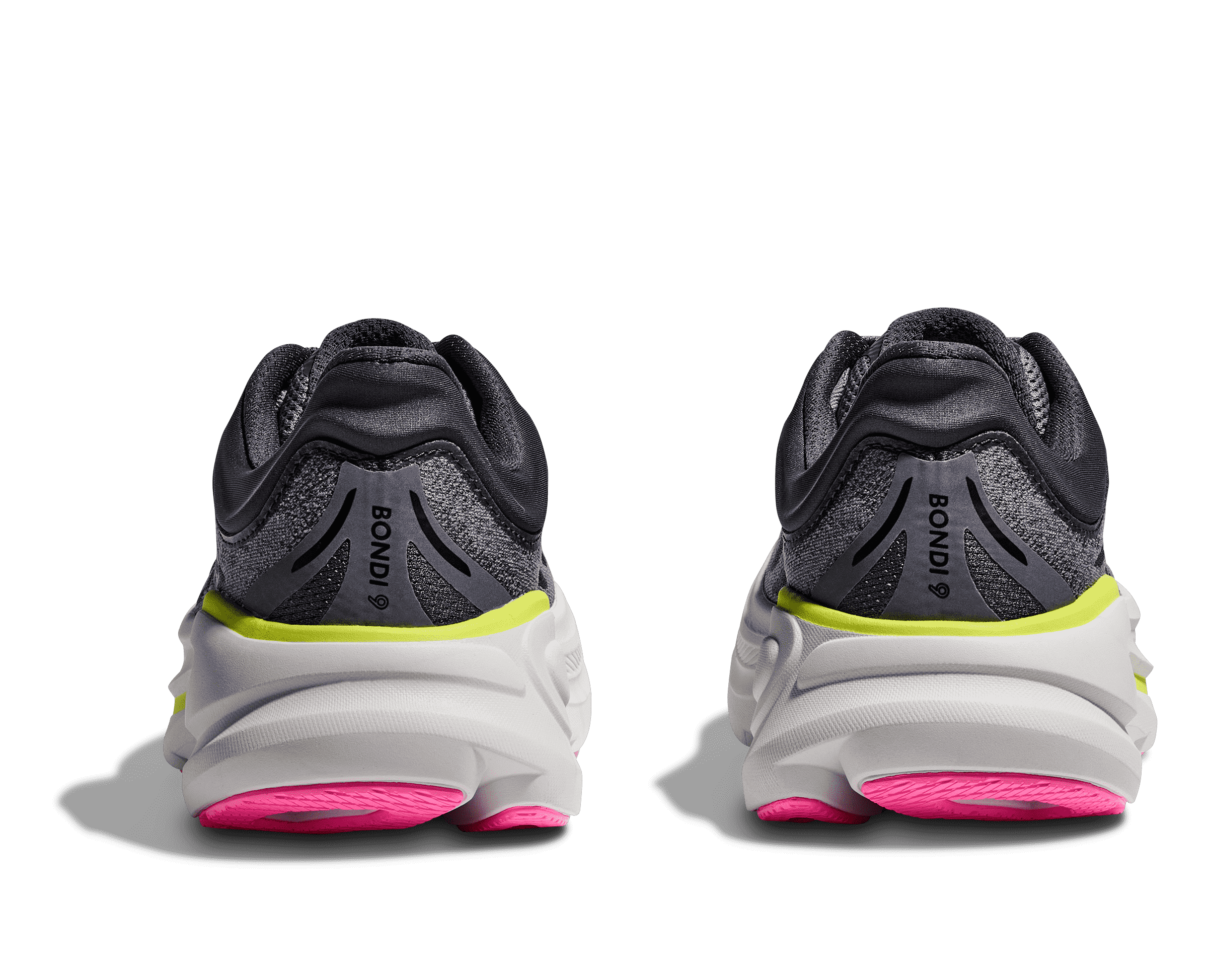 Women's - HOKA Bondi 9 - CHARCOAL GREY / GREY SKIES