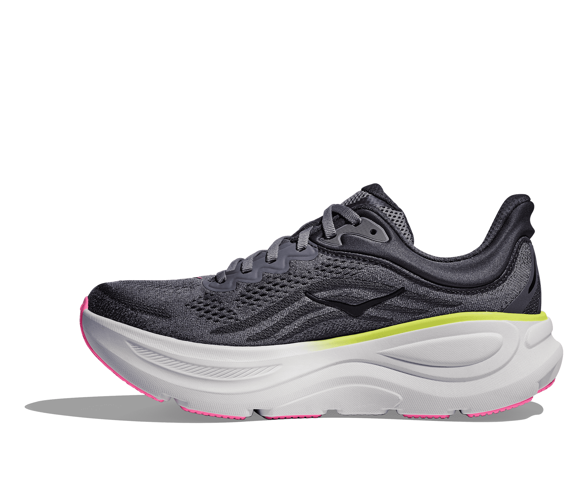 Women's - HOKA Bondi 9 - CHARCOAL GREY / GREY SKIES