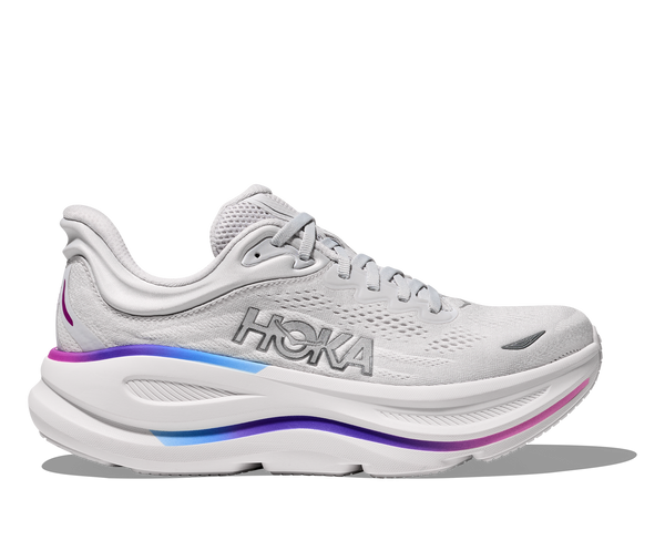 Women's - HOKA Bondi 9 - cosmic grey / white