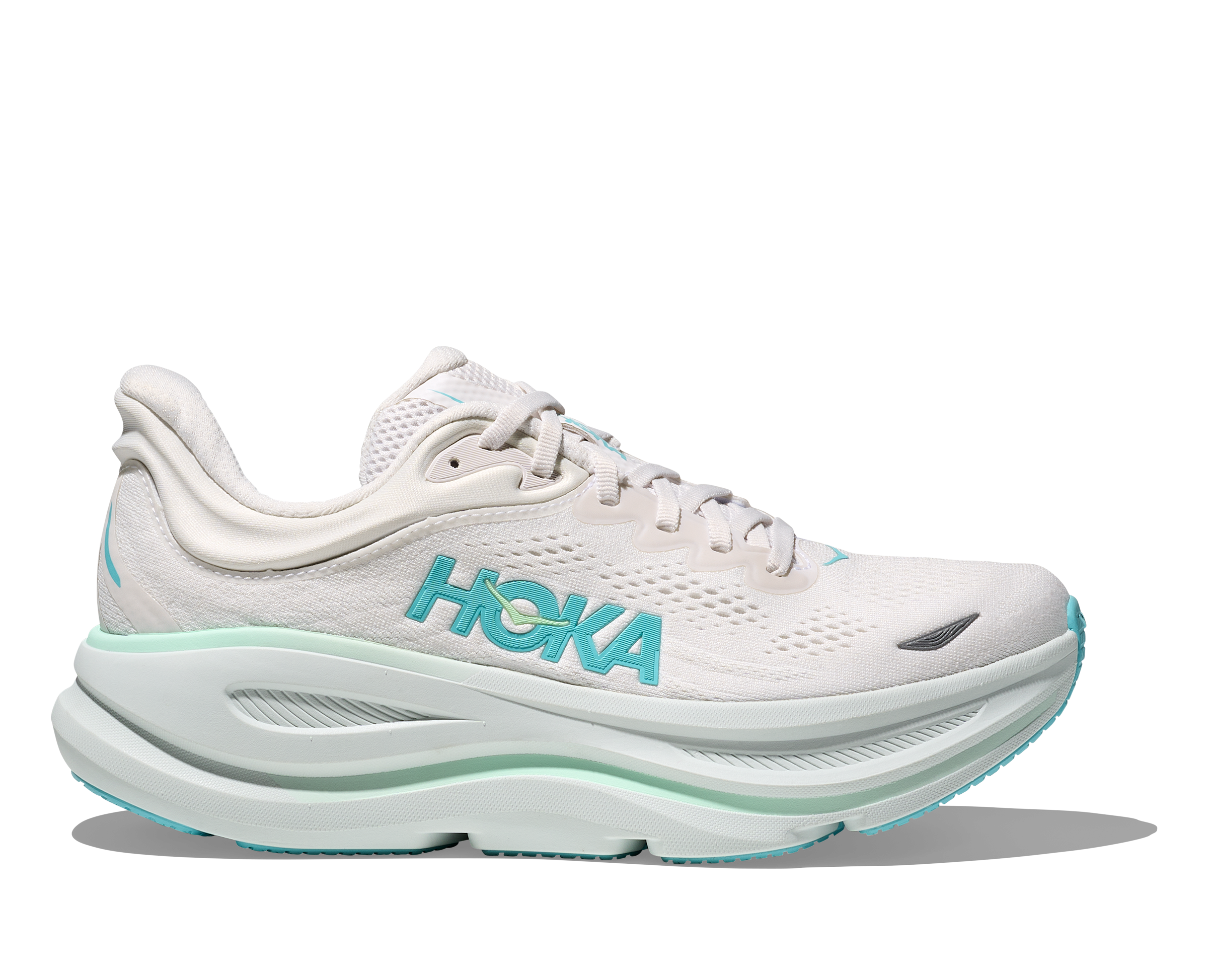 Women's - HOKA Bondi 9 - Frost/Cielo Blue